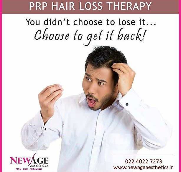 Platelet rich plasma therapy Hair fall hair loss baldness laser homeopathy