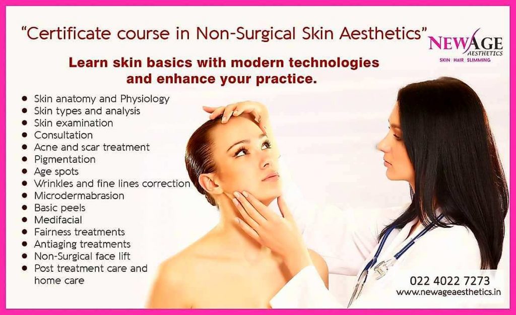 skin aesthetics and clinical cosmetology courses in mumbai